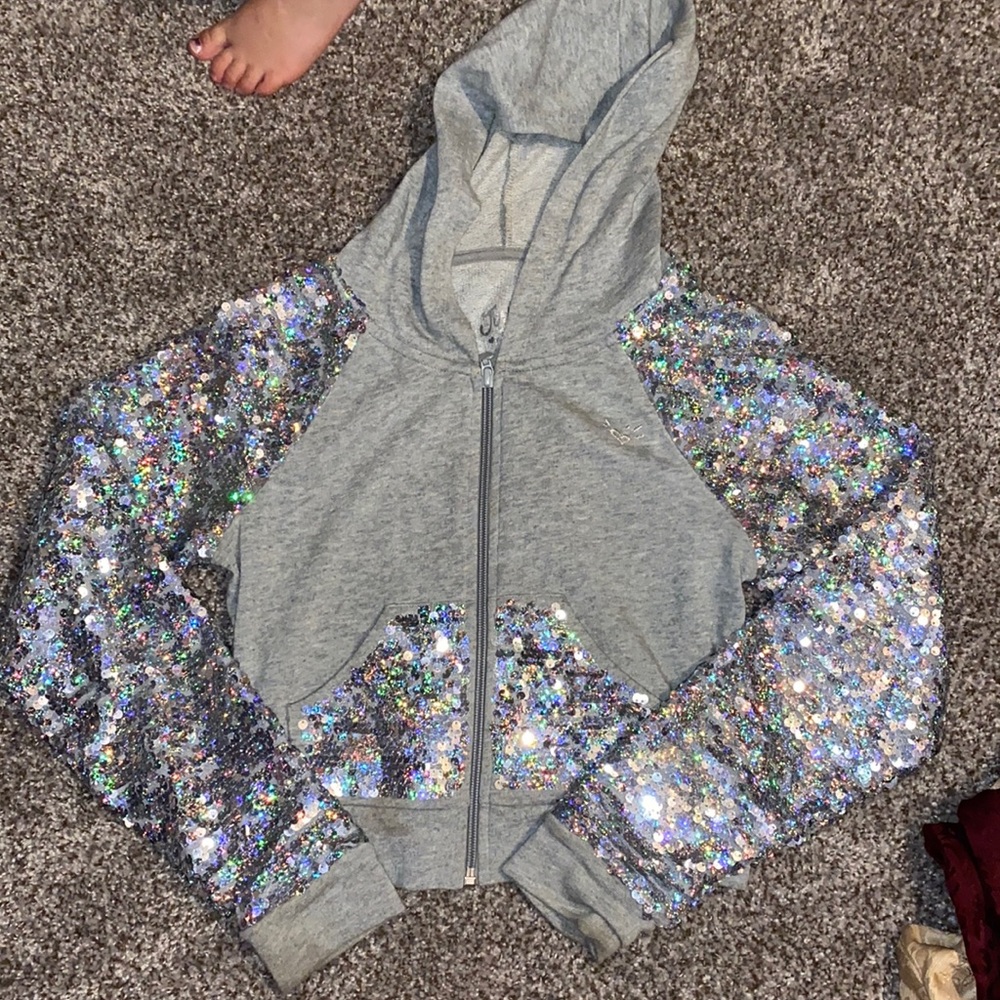 justice a bling jacket size 10